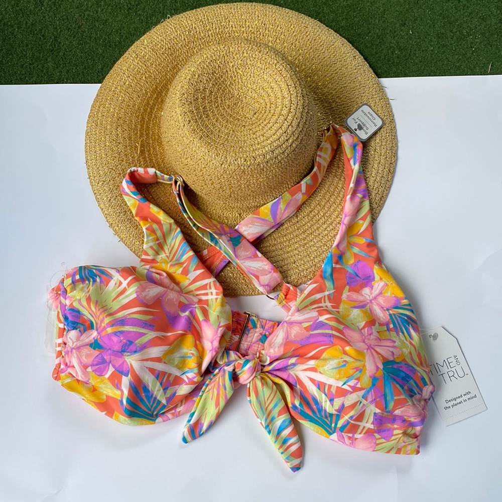 Time And Tru woman Bikini Top NWT size 2X